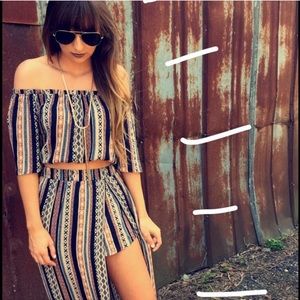 Coachella Boho off shoulder set